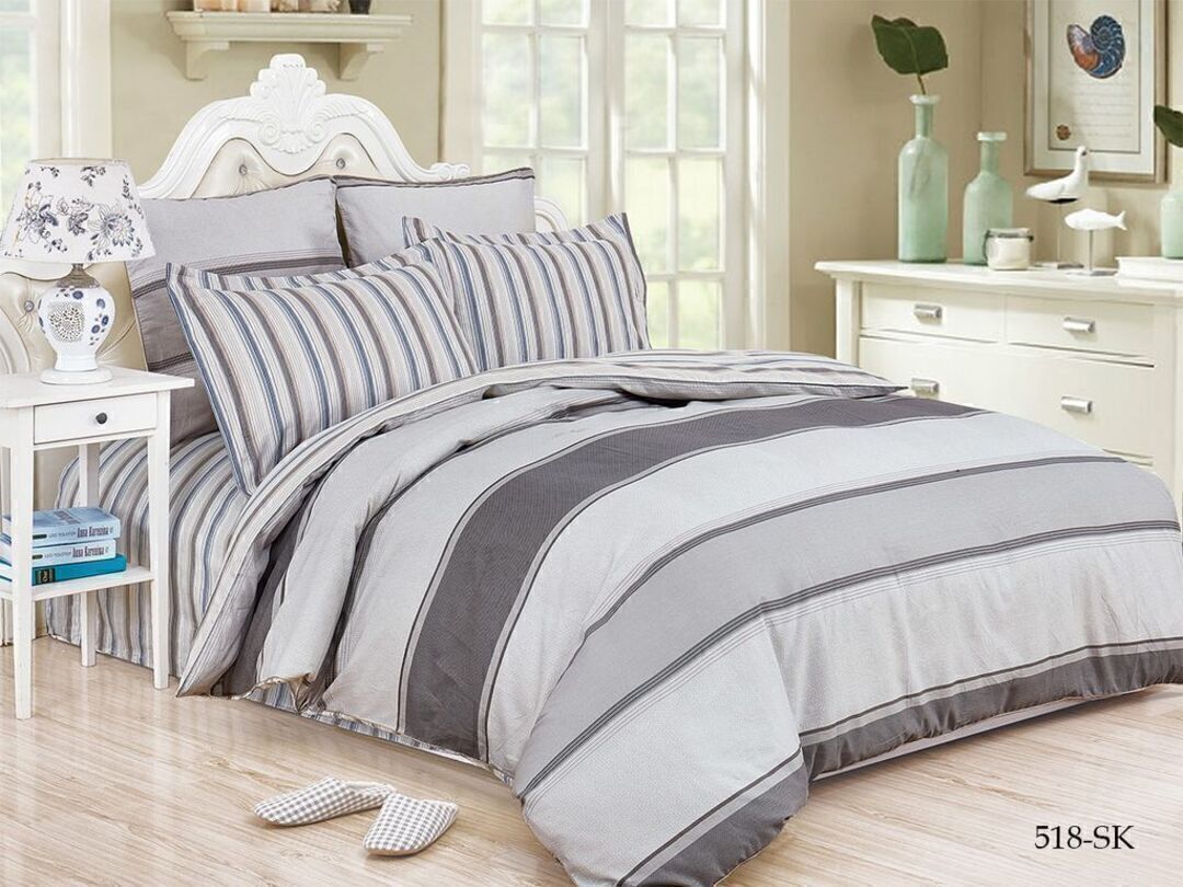 КПБ евро сатин в коробке Satin de Luxe SK Клео <518-SK>