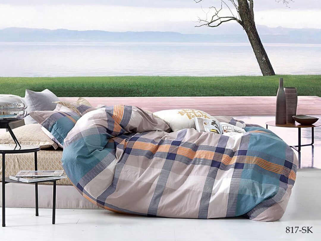КПБ  сатин в коробке (нав 50*70) Satin de Luxe SK Клео <817-SK Скидка 15%>