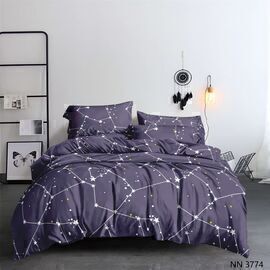 КПБ полисатин с простыней Pandora