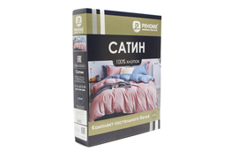 КПБ  сатин  с увеличенной простыней Реноме <ПП 29133> 