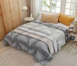 Покрывало хлопковое 46..256 7Я, 4608256, темно-серый