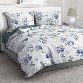 Простыня 1,5сп (150*210) бязь Премиум Реноме<50211-1 Лавиния> (арт.38/003)