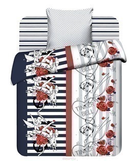 КПБ 1,5сп поплин Дисней <5714-1 Фея Динь-Динь>